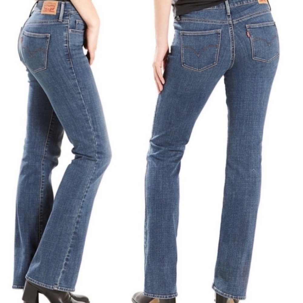 Levis Curvy Classic Bootcut Jeans Medium Wash Size 13M